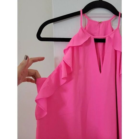 Lilly Pulitzer Ruffle Halter Top S - Picture 2 of 9